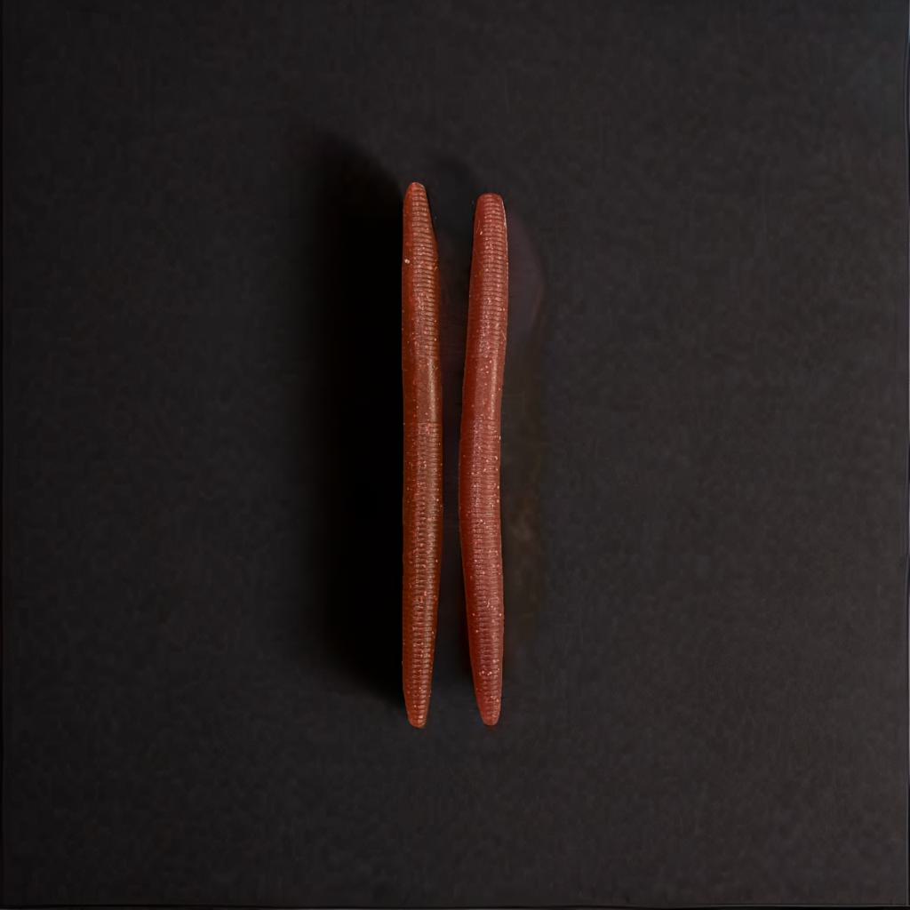 Watermelon Red Senko, 6-Inch
