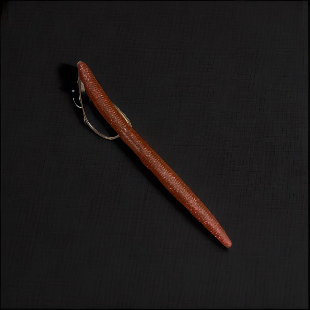 Watermelon Red Senko, 6-Inch